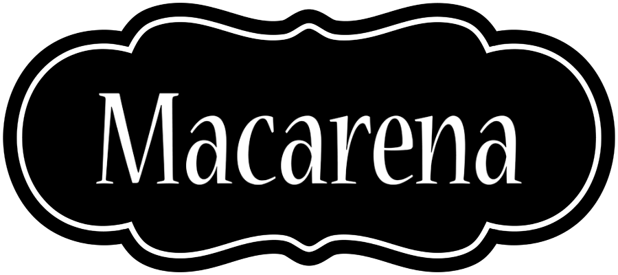 Macarena welcome logo