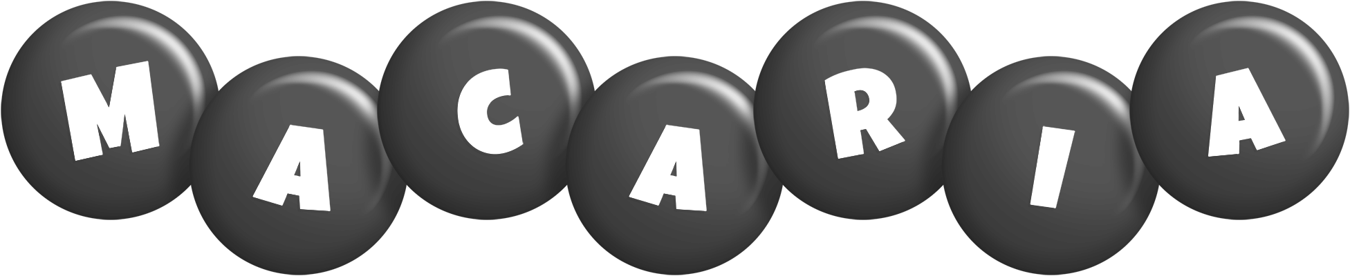 Macaria candy-black logo