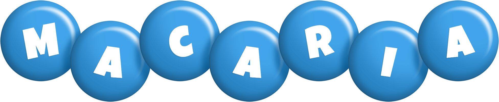 Macaria candy-blue logo
