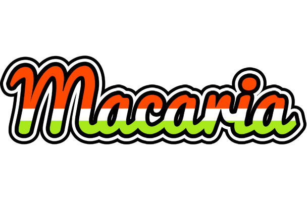 Macaria exotic logo