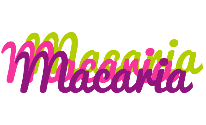 Macaria flowers logo