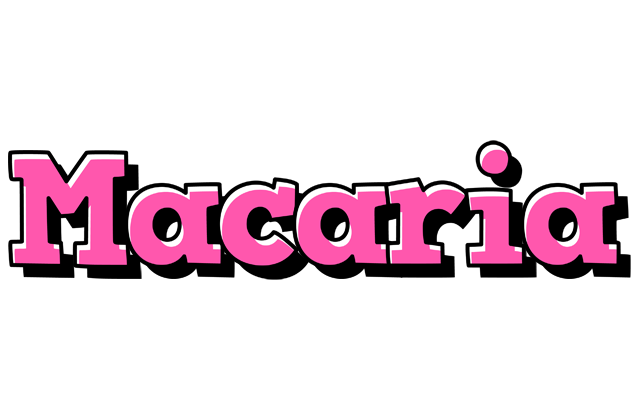 Macaria girlish logo