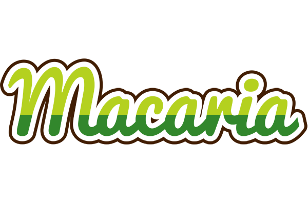 Macaria golfing logo
