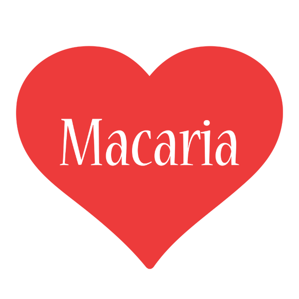 Macaria love logo