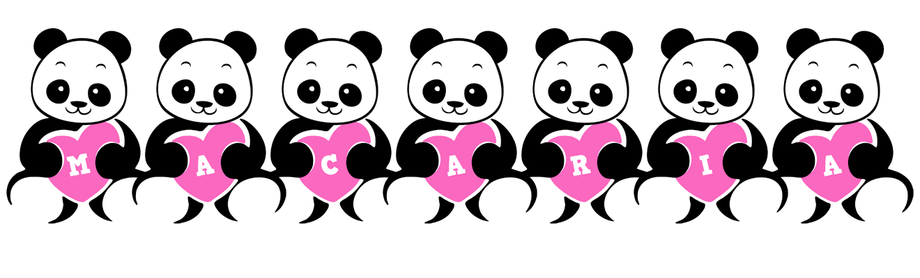 Macaria love-panda logo