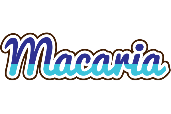 Macaria raining logo