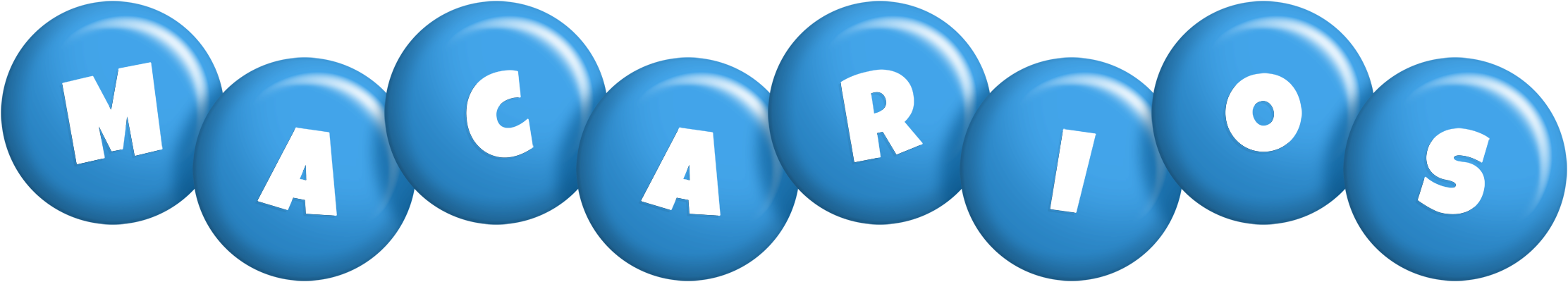 Macarios candy-blue logo