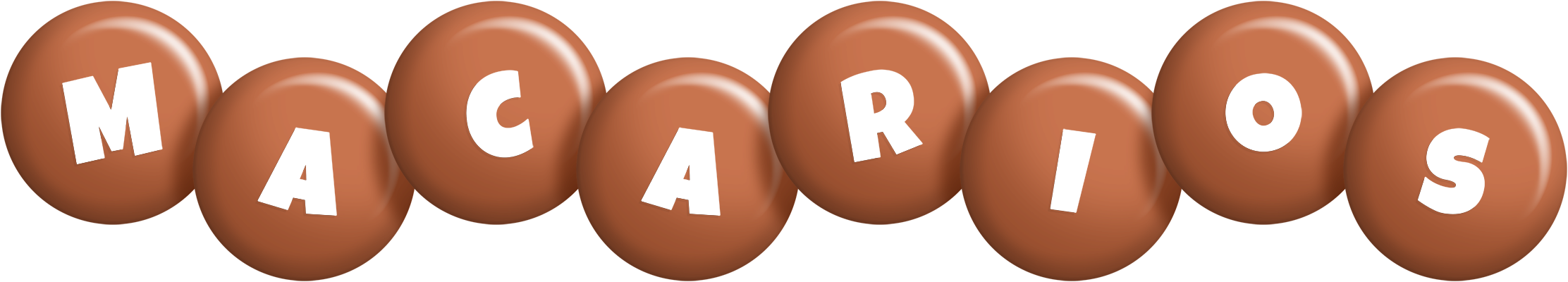 Macarios candy-brown logo