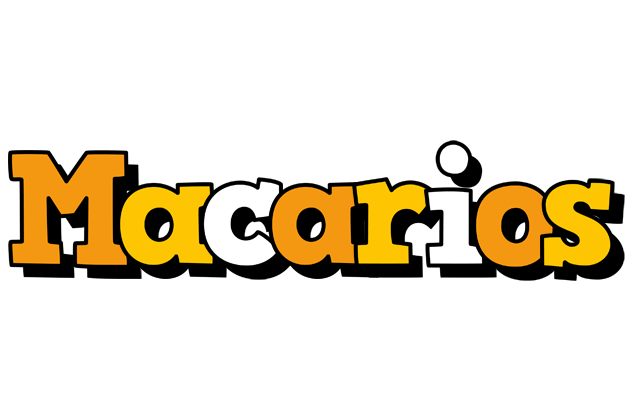 Macarios cartoon logo