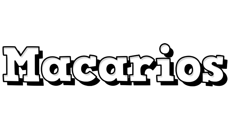Macarios snowing logo