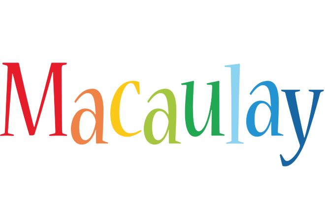 Macaulay birthday logo