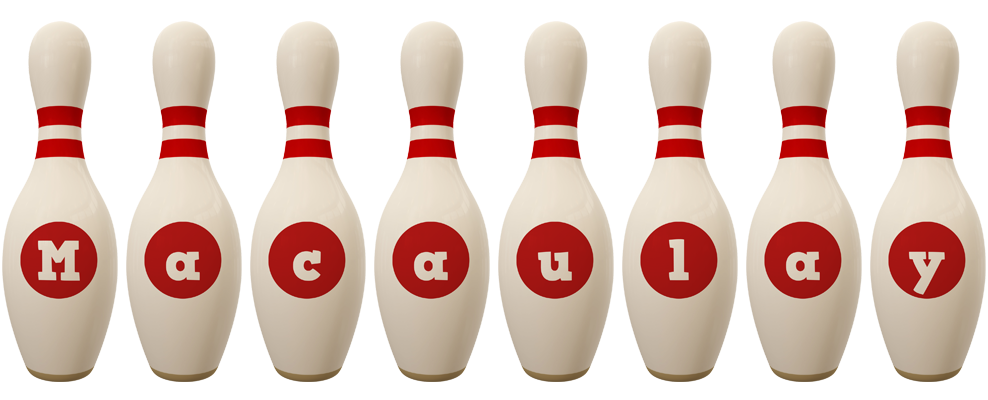 Macaulay bowling-pin logo