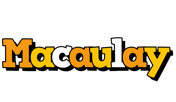 Macaulay cartoon logo