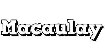 Macaulay snowing logo