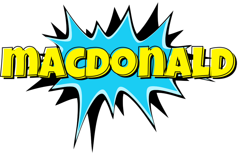 Macdonald amazing logo