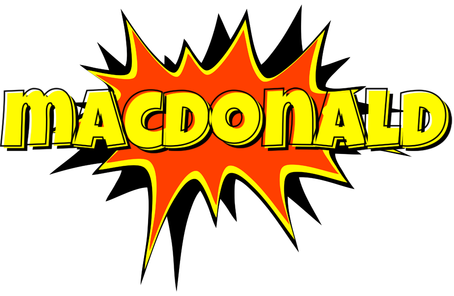 Macdonald bazinga logo