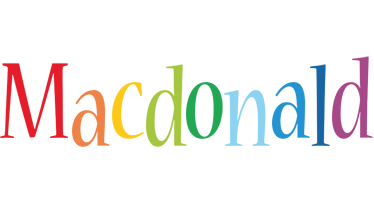 Macdonald birthday logo
