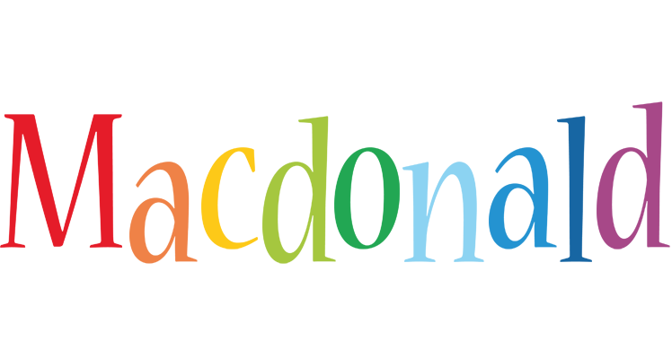 Macdonald birthday logo