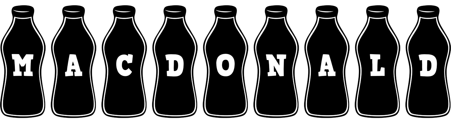 Macdonald bottle logo