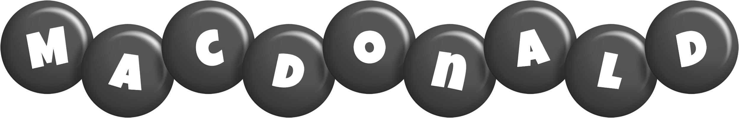 Macdonald candy-black logo