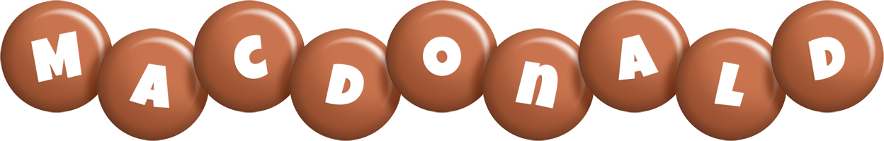 Macdonald candy-brown logo