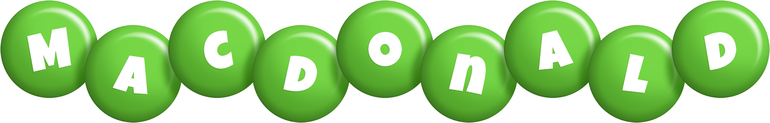 Macdonald candy-green logo