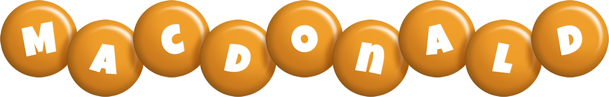 Macdonald candy-orange logo