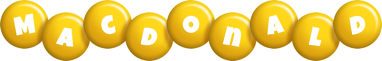 Macdonald candy-yellow logo