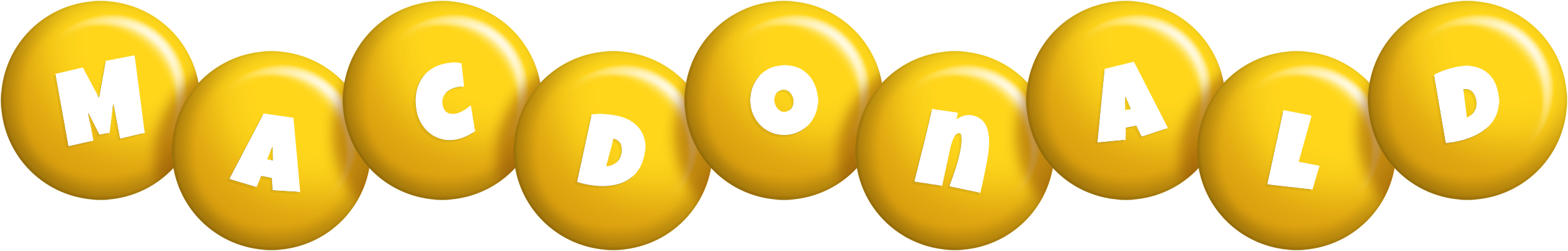 Macdonald candy-yellow logo
