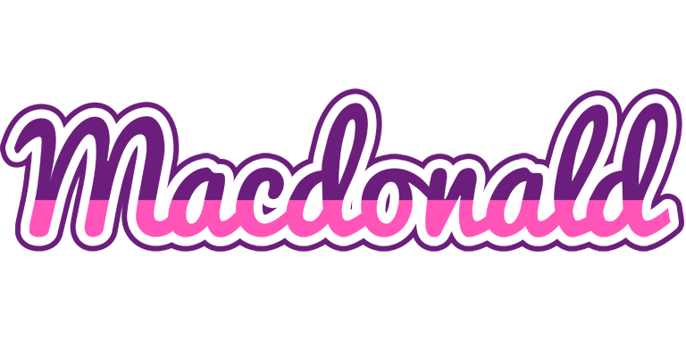 Macdonald cheerful logo