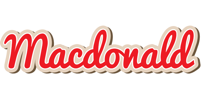 Macdonald chocolate logo