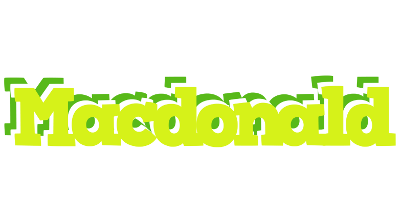 Macdonald citrus logo