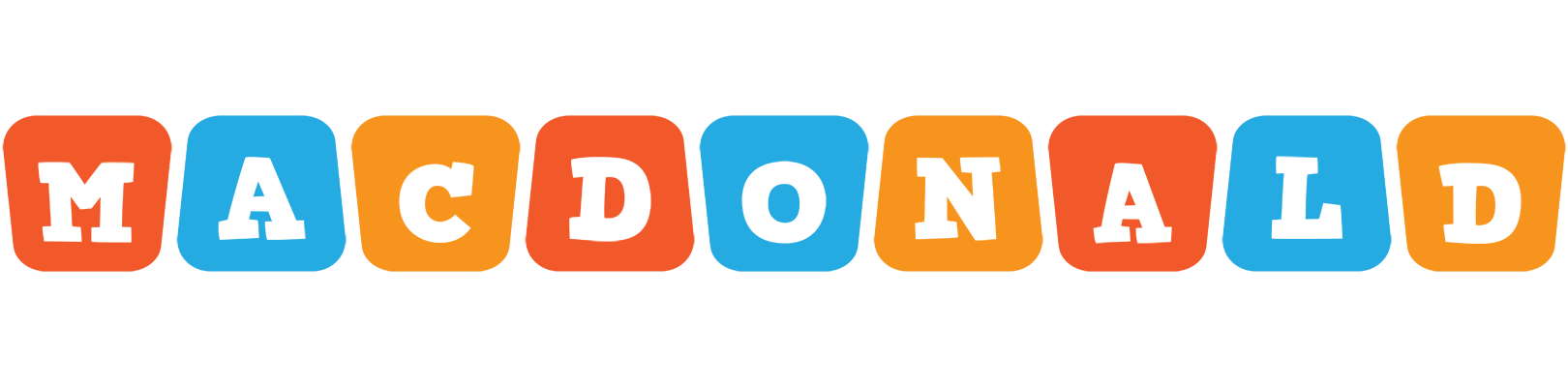 Macdonald comics logo