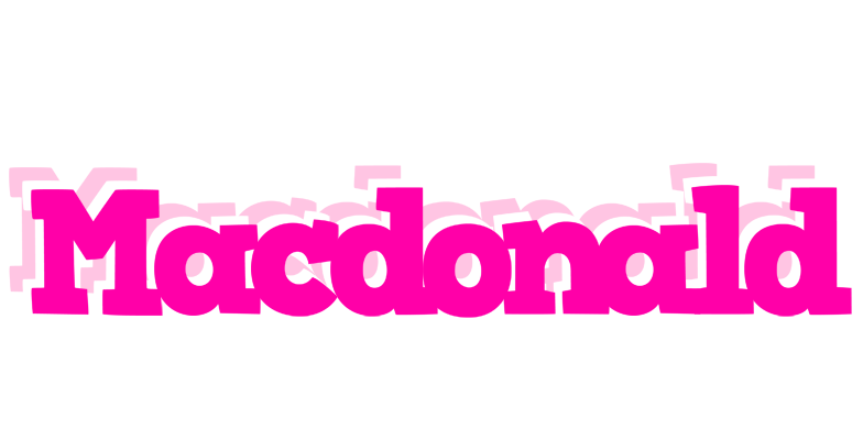 Macdonald dancing logo