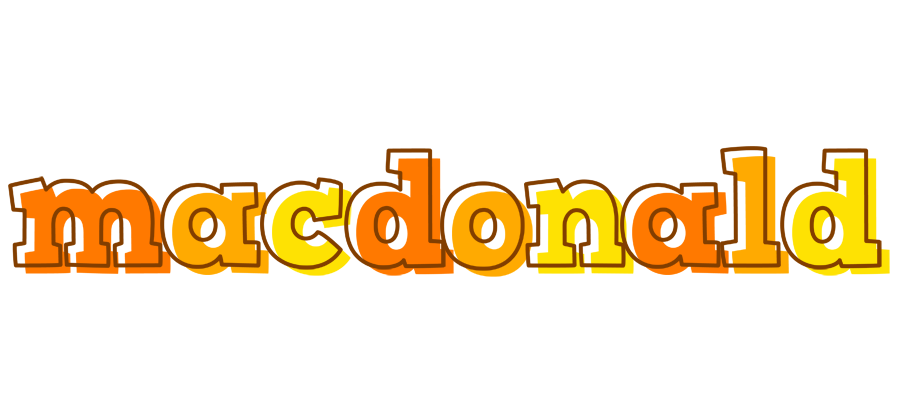 Macdonald desert logo