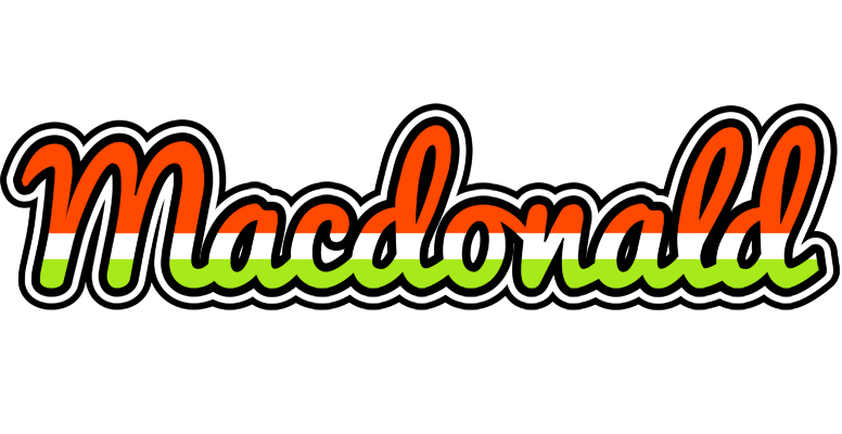 Macdonald exotic logo