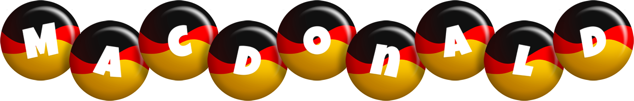 Macdonald german logo