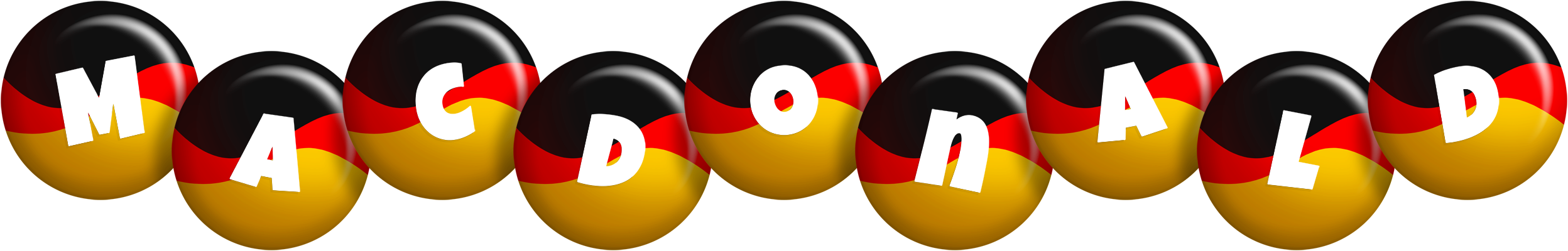 Macdonald german logo