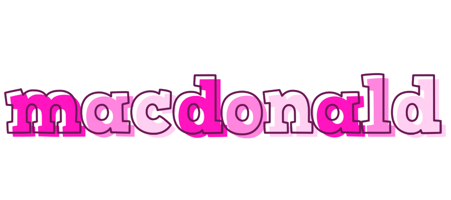 Macdonald hello logo