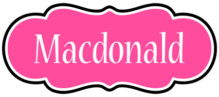 Macdonald invitation logo