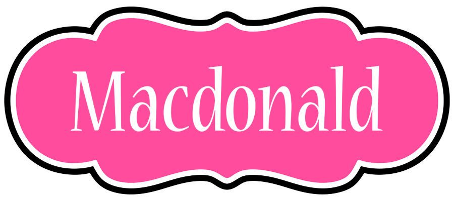 Macdonald invitation logo