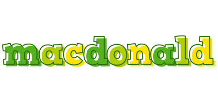 Macdonald juice logo