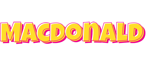 Macdonald kaboom logo