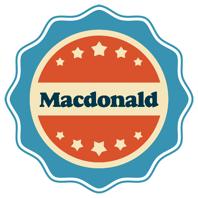 Macdonald labels logo