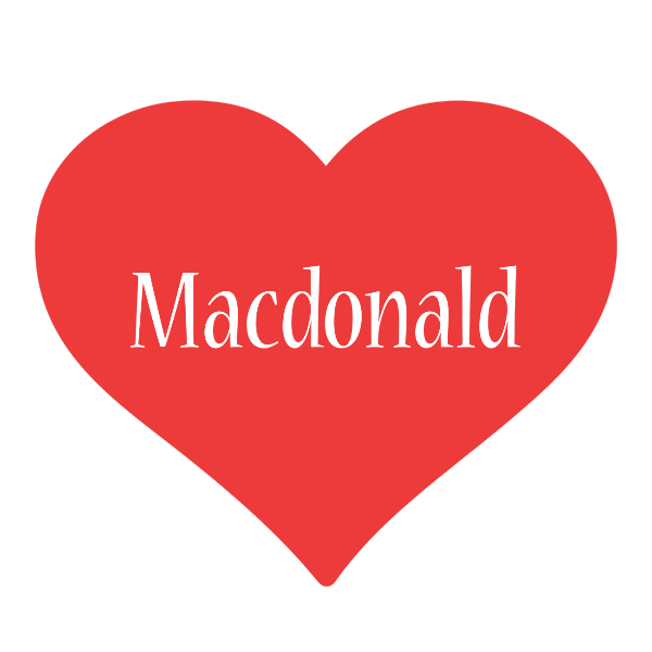 Macdonald love logo