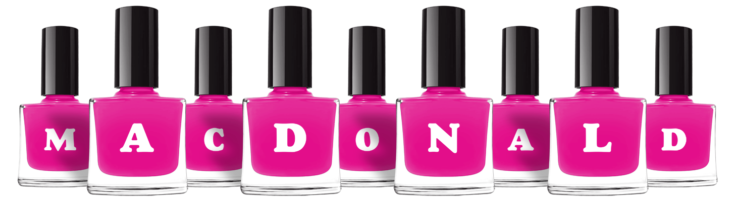 Macdonald nails logo