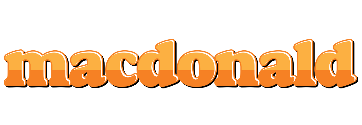 Macdonald orange logo