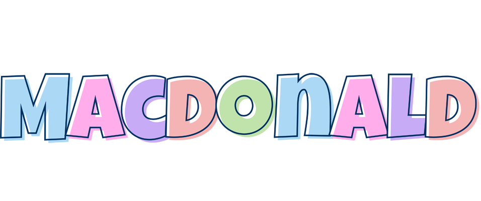 Macdonald pastel logo