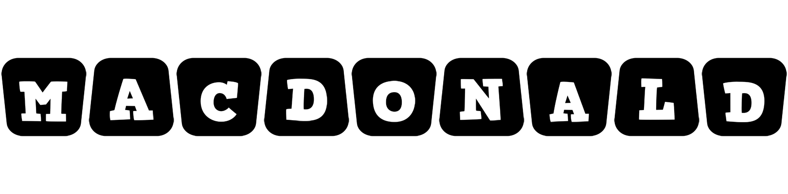 Macdonald racing logo