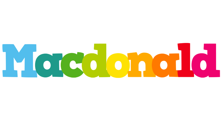 Macdonald rainbows logo